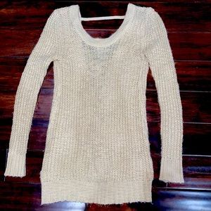 Daytrip Criss-Cross Back Oatmeal Sweater XS/S